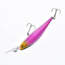 1pc 10cm/9.4g minnow hard fishing lures baits with two wobble floating hooks JR