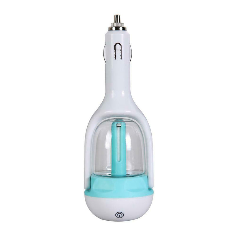 Vehicle Humidifier USB Air Purifier Diffuser Aromatherapy Mist Maker(Blue)
