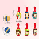 ABS Mini Bowling Toys Set Educational Tool Strengthen Baby's Muscle Control