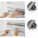 Kitchen Organizer Cling Film Sauce Bottle Storage Rack Tin Foil Paper Towel J1Y2