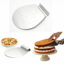 1PCS Baking Tools Stainless Steel Transfer Cake Tray Moving Plate Bread Piz I9V5