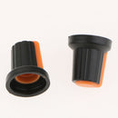30x Plastic Pot Knobs for 6mm Potentiometers Rotary Switch Encoder 5 Colours New