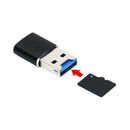 Mini USB 3.0 Memory Card Reader for Micro-SD SDXC TF Adapter Up to 5Gb/s
