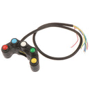 Universal 5 button Array Motorcycle Switches Race Bikes 22mm Handlebar SwitS Gw
