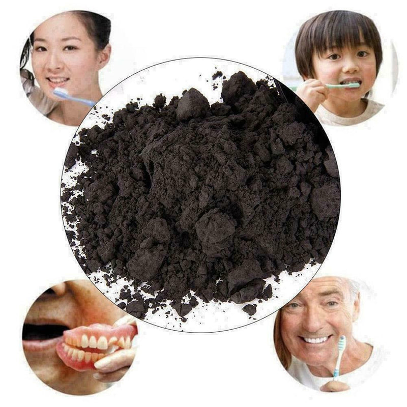 45g Teeth Whitening Powder Natural Organic Activated Charcoal Bamboo Toothp S6X9