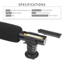 New DSLR Camera Stereo Microphone Digital Video Mic 3.5mm for Nikon Canon Vlog