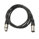 3 Pin XLR Microphone Cable Male To Female Balanced Patch Lead Mic A