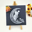Moon Goddess Cutting Dies Stencil Carbon Steel Embossing Scrapbook DIY H3P8