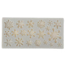 Snowflake Silicone Fondant Cake Mold Soap Chocolate Decorating DIY Moul@