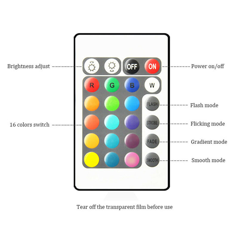Printing Touch Control Night Light Table Bedside Lamp 3