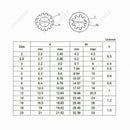 70pc M3,4,5,6~12 Internal Serrated Tooth Shakeproof Lock Washer Kit Color Zinc