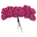 144pcs 2CM PE Rose Foam Mini Flower Bouquet Solid Color/wedding decoration