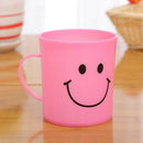 24x Kids Plastic Smiley Face Cups-Handled Mugs Camp/Travel Party Set