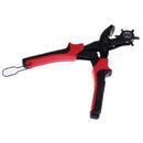 Heavy Duty Leather Belt Eyelet Holes Punch Pliers Revolving Hand Punches Durable