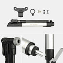 Portable Mini Aluminum Cycling Bike Bicycle Hand pressure Inflator Tire Pump New