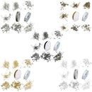 Jewellery Making Starter Kit Findings Spacer Steel Wire Elastic Cord Golden