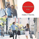6pcs Plastic Folding Shopping Tote Shoulder Hangbag Washable Reusable Pouch