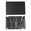 2 In 1 Combo M.2 NGFF B-Key & MSATA SSD To SATA 3.0 Adapter Card