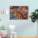 5D DIY Full Drill Diamond Painting Cross Stitch Embroidery Kit (Tiger01)