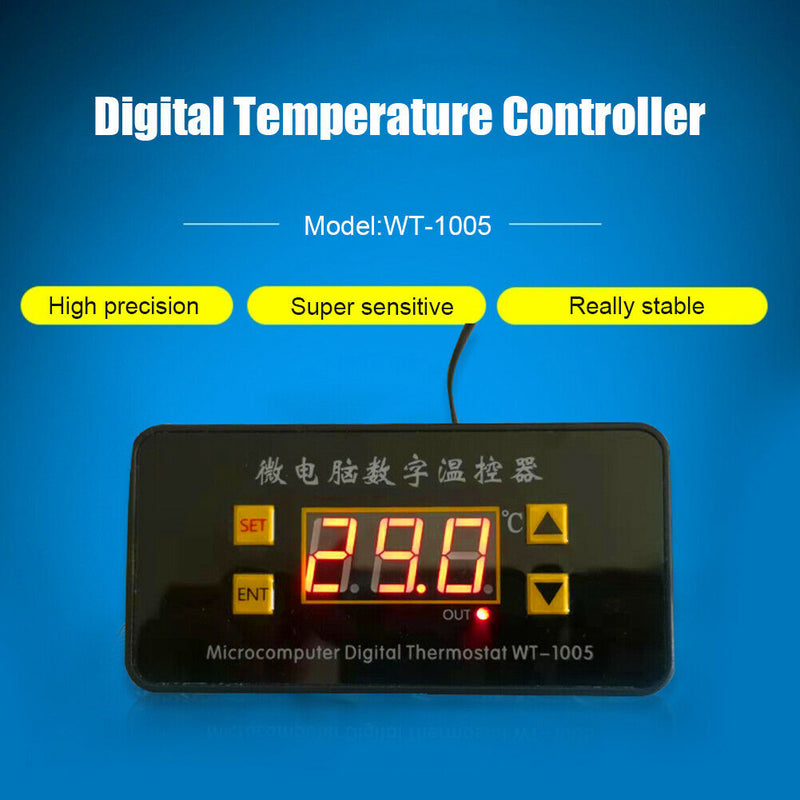 WT-1005 Microcomputer Temperature Controller Adjustable Digital Thermostat