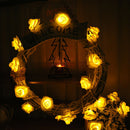 20LED Rose Wedding Garden Party Christmas Decoration String Light White