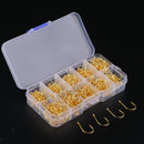 500Pcs Extra Strong Octopus Fishing Hooks Barbed Hooks Jigging Hook Fishhook