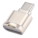 USB 3.1 Mini Type C OTG Adapter For  TF Memory Card Reader-Golden