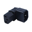 Right Angled IEC Adapter, Up Angled IEC 320 C14 to C13 for LCD/LEC TV Wall