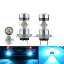 2 Pieces Replacement H7 100W 8000K Ice Blue Foglight Driving Lamp Bulbs