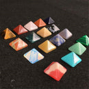 7x Chakra Pyramid Energy Generator Reiki Healing Spiritual Egyptian Stone Gifts