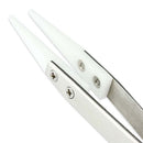 Ceramic Tipped Stainless Steel Tweezers Fine Pointed Tip High Heat Resistant Kit