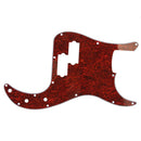Red Tortoise Shell Piguard 3 Ply Scratch Plates For Bass PB Guitars