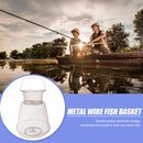 Steel Wire Fishing Cage Outdoor Portable Fish Care Keep Net Fishing Tackle