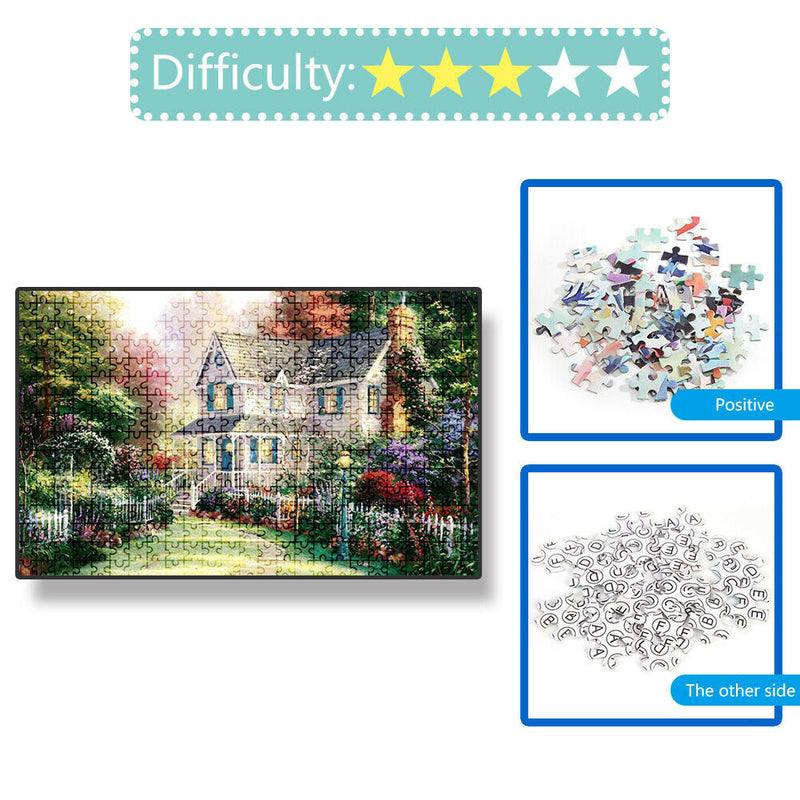 1000pcs Landscape Puzzle DIY Jigsaw Educational Toys Kids Adults Gift (B)