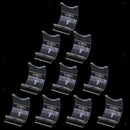 10pcs Transparent Lighter Show Storage Stand Store Accessories Bracket Tile
