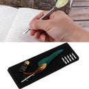 English Calligraphy Feather Dip Pen Writing Ink Set Stationery Gift Case