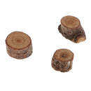 50 Pieces Natural Wood Round Log Slices Wooden Shape for Wood Crafts Woodworking