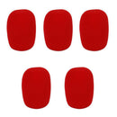 5Pcs Studio Microphone Foam Microphone Protective Cover For KTV / Home Red V2L3