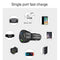 Black 7A Portable 3 USB Ports Car Charger + Charging Cable For DJI Mavic Mini