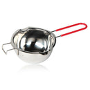 Stainless Steel Universal Melting Pot, Double Boiler Insert, Double Spouts,