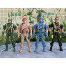 15pcs Plastic Special Force Action Figures 9cm Army Men Soldier Playset