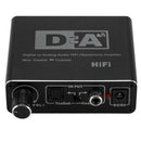 192kHz Digital Optical Coaxial Toslink To Analog RCA L/R 3.5mm Audio Convert3C