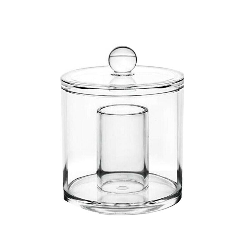 Makeup Organizer Bathroom Storage Multifunction Organizer Cotton Balls And  Q6N4