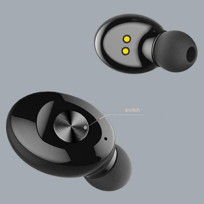 Bluetooth 5.0 XG12 Earphone Wireless HIFI Sound Sport USB Charge Headset SN9F