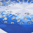 DIY Special Shaped Diamond Painting Novelty Flower Wall Clock Crafts Decor