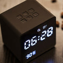 LED Alarm Clock with FM Radio Bluetooth Speaker Wireless AUX TF USB Music P Z2N2