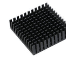 2pcs 40x40x11mm black aluminium heatsink chip thermal conductive bloME
