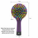 Detangling Hair Brush Rainbow Volume Brush Magic Hair Curl Straight Comb Br E9C2