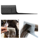 Plastic Weaving Highlighting Foiling Hair Comb for Salon Styling Combs Black