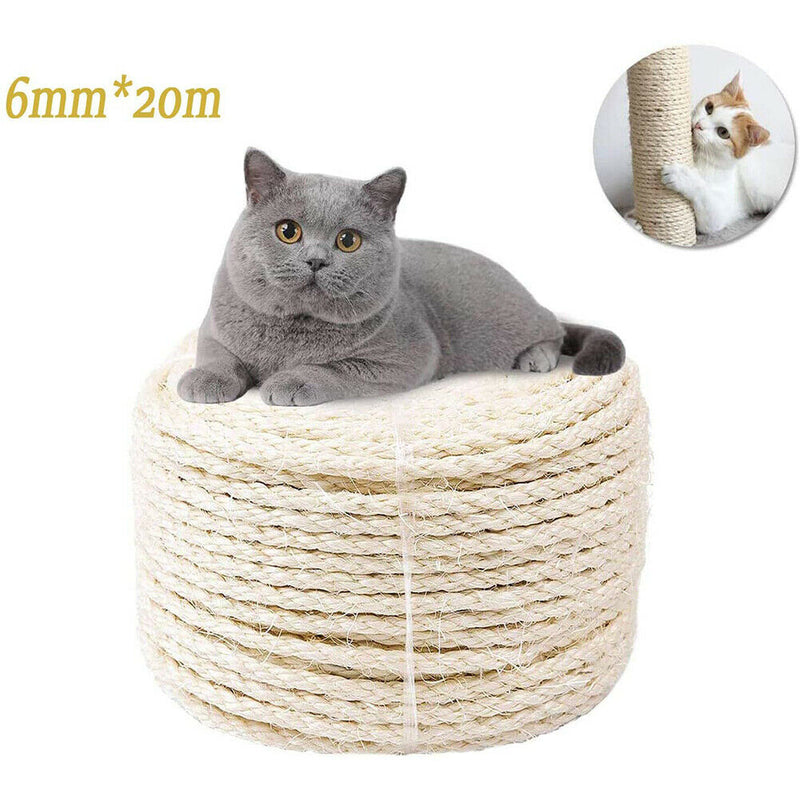 Natural Sisal Rope DIY Cat Scratching Post Replacement